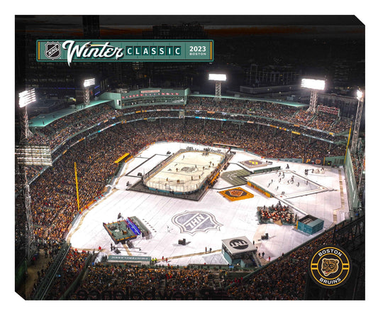 Winter Classic 16x20 Canvas 2023 Penguins vs Bruins-H - Velora Luxury Fashion
