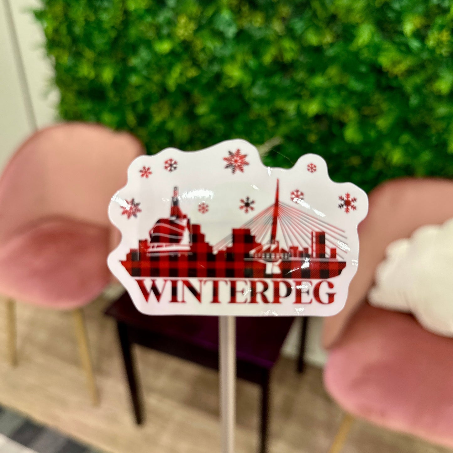 Winterpeg Sticker (Flannel Edition) - Velora Luxury Fashion