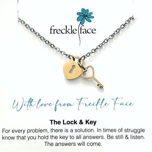 With Love From Freckle Face - Lock & Key - Velora Luxury Fashion