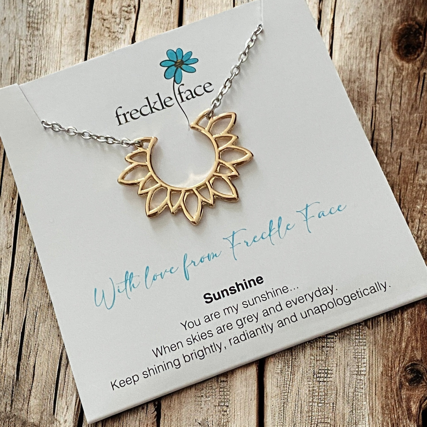 With Love from Freckle Face - Sunshine - Velora Luxury Fashion