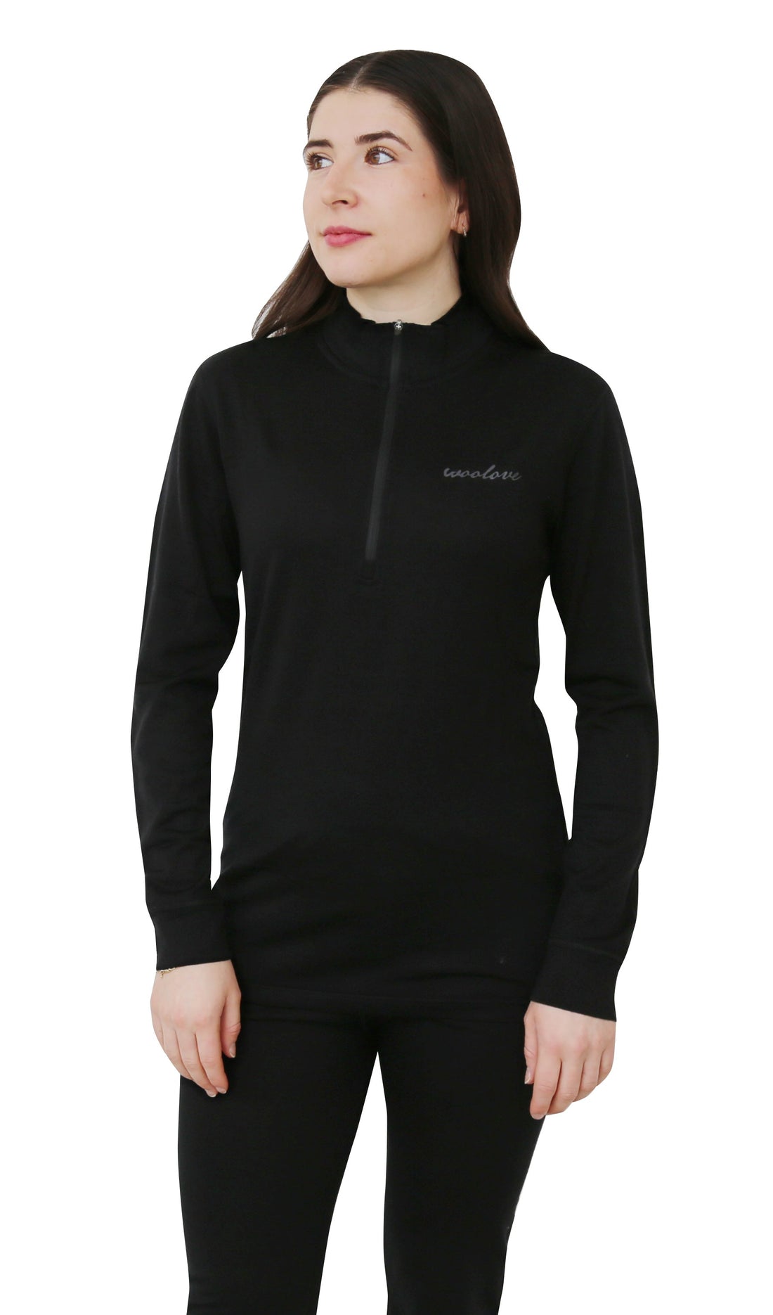 Women's 100% Merino Wool 1/4 Zip Pullover 190 GSM - Velora Luxury Fashion