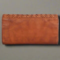 Women's Leather Basket Weave Purse - Velora Luxury Fashion