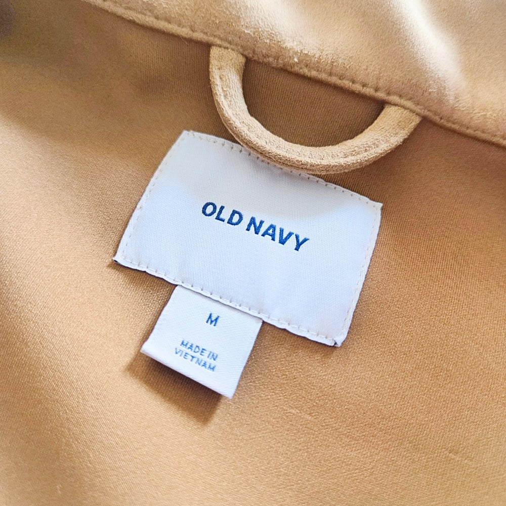 Women's [M] Sueded-Knit Moto Jacket | Old Navy - Velora Luxury Fashion