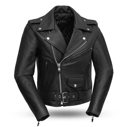 Women’s Motorcycle Leather Jacket. Quilted Thermal Liner & Cowhide - Velora Luxury Fashion