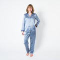 Women's  Mulberry Silk Pajama Set Twilight - Velora Luxury Fashion