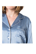Women's  Mulberry Silk Pajama Set Twilight - Velora Luxury Fashion