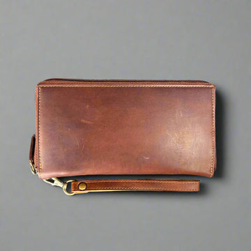 Women's Zip-Around Clutch Wallet - Velora Luxury Fashion