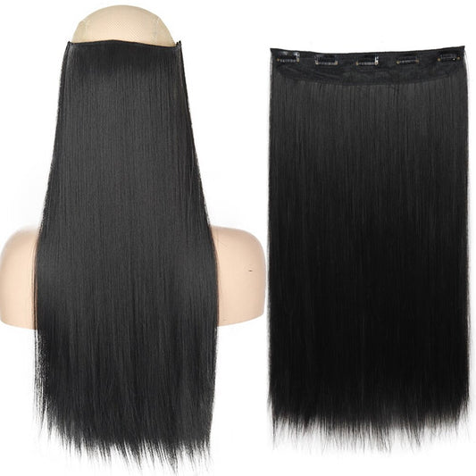 Women's Clip-In Hair Extensions Long Straight Curly High-Temperature Fiber - Velora