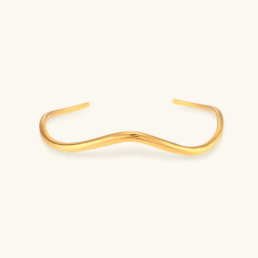 Women's Gold Bangle Stainless Steel 18k Plated - Velora