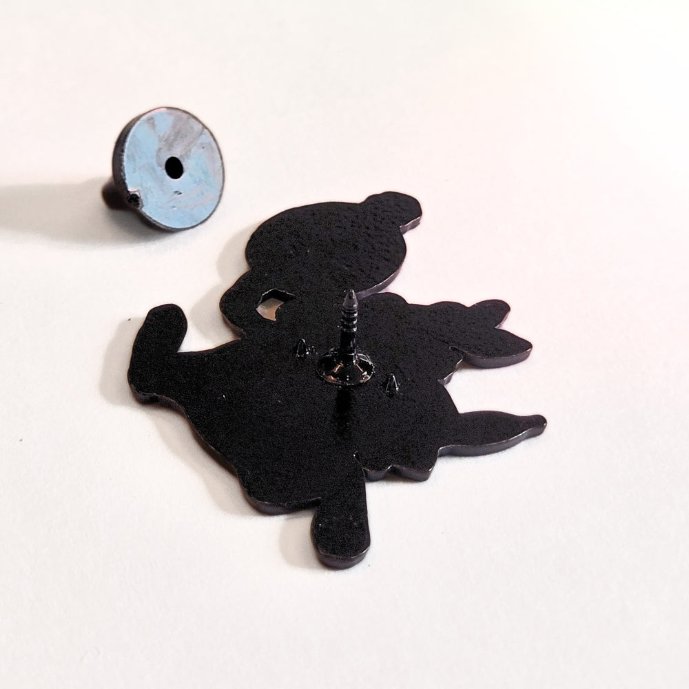 White Rabbit with Pocket Watch (Yellow) | Collectible Pin - Velora