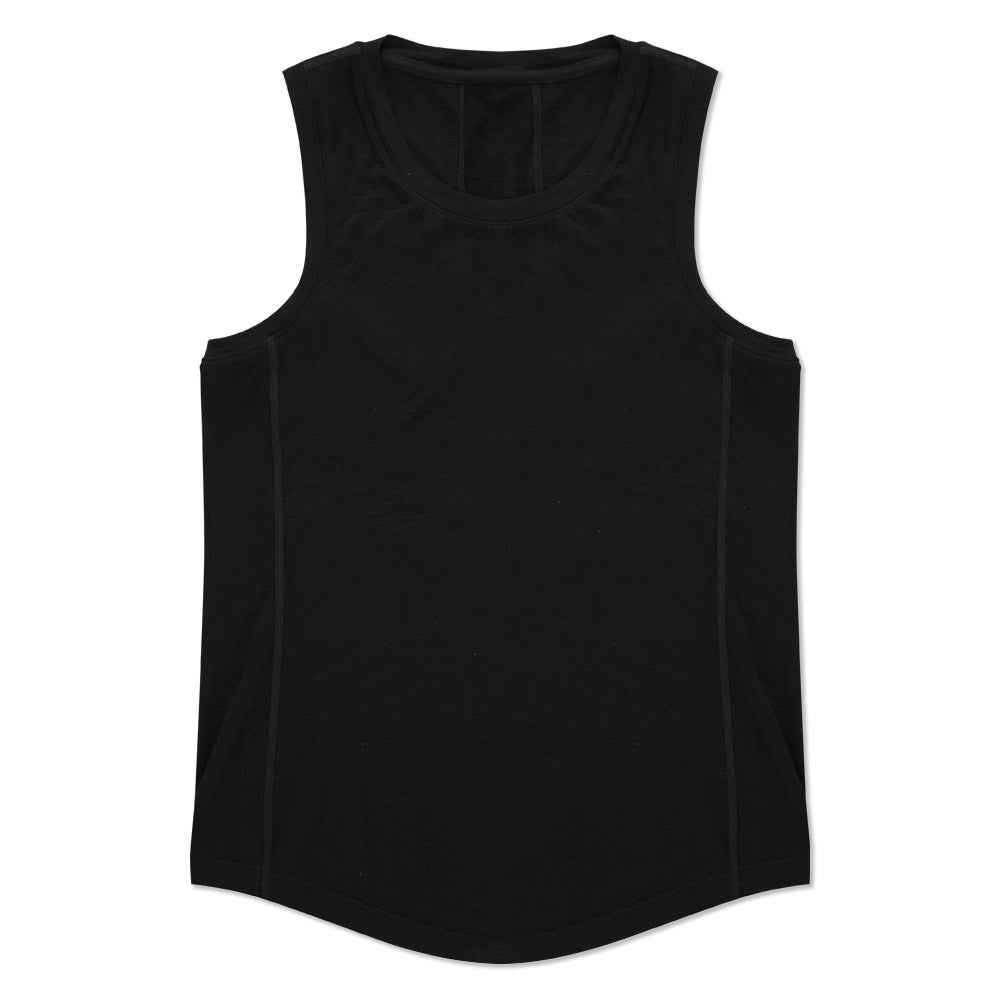 Women's Merino Wool Tank Top with Crew Neck - Velora