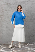 Woven Long Sleeve Top - Velora Luxury Fashion