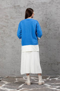 Woven Long Sleeve Top - Velora Luxury Fashion