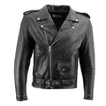 X Element Men's Leather Motorcycle Jacket - Velora Luxury Fashion