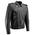 X Element Men's Leather Motorcycle Jacket - Velora Luxury Fashion