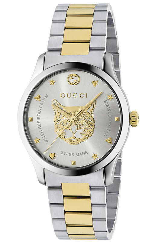 GUCCI G-Timeless Feline Dial Watch YA1264074 - Velora