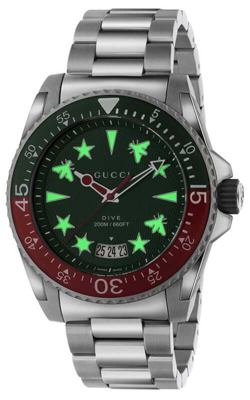 Gucci Dive XL 45mm Mens Watch YA136222 - Velora