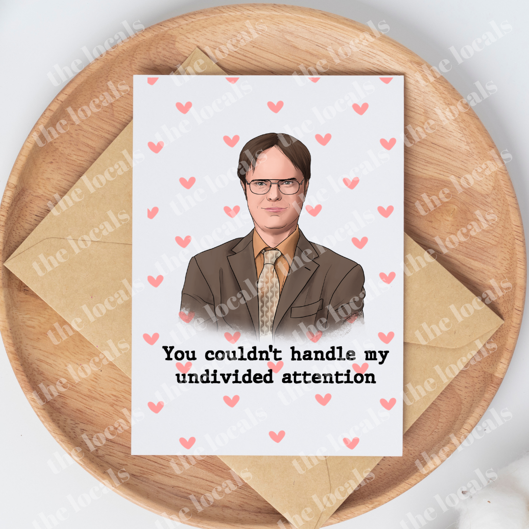 You Couldn't Handle My Undivided Attention Greeting Card - Velora Luxury Fashion