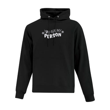 Hoodie "You are my Person" brodé