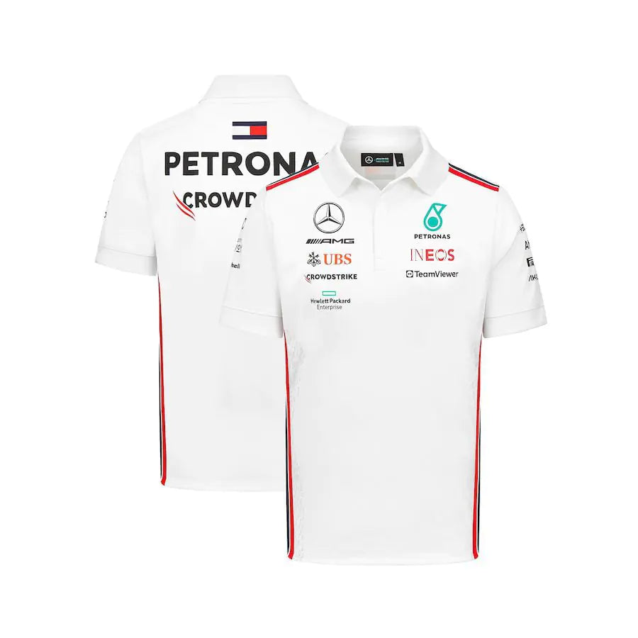 Breathable Quick-Dry Polo Shirt for F1 Racing and Biking