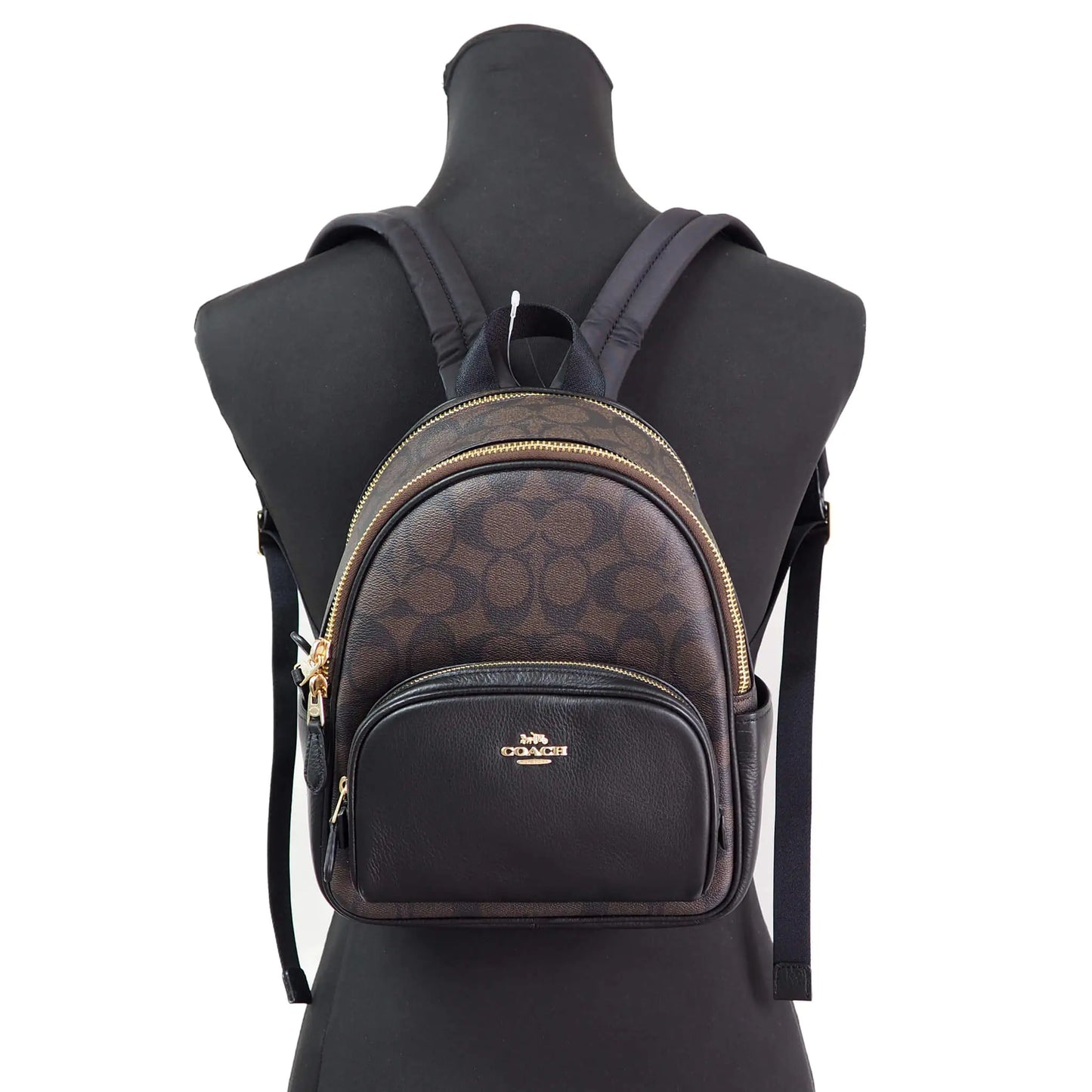 Coach Mini Court Signature Canvas Backpack