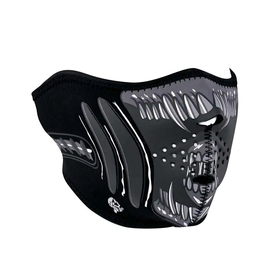 ZANheadgear Half Mask Neoprene Alien Boutique of Leathers/Open Road