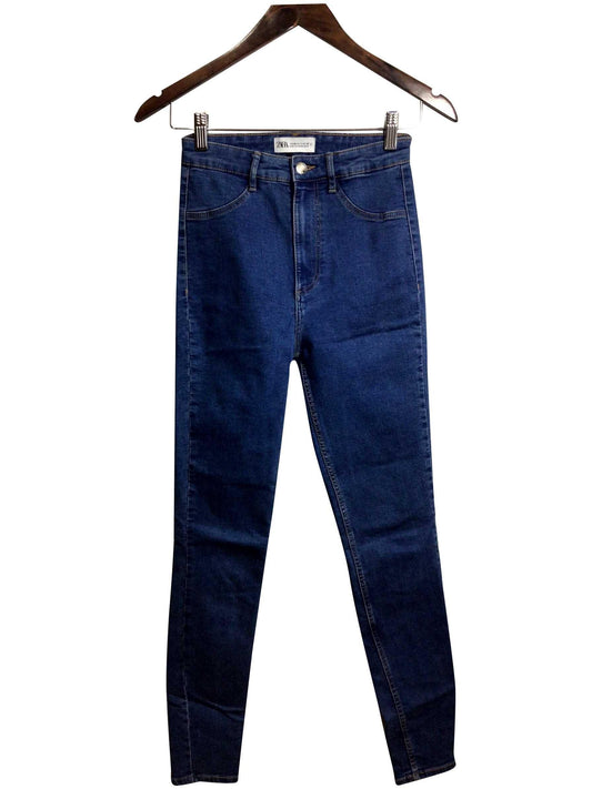 ZARA Regular fit Straight-legged Jeans in Blue - 4 - Velora