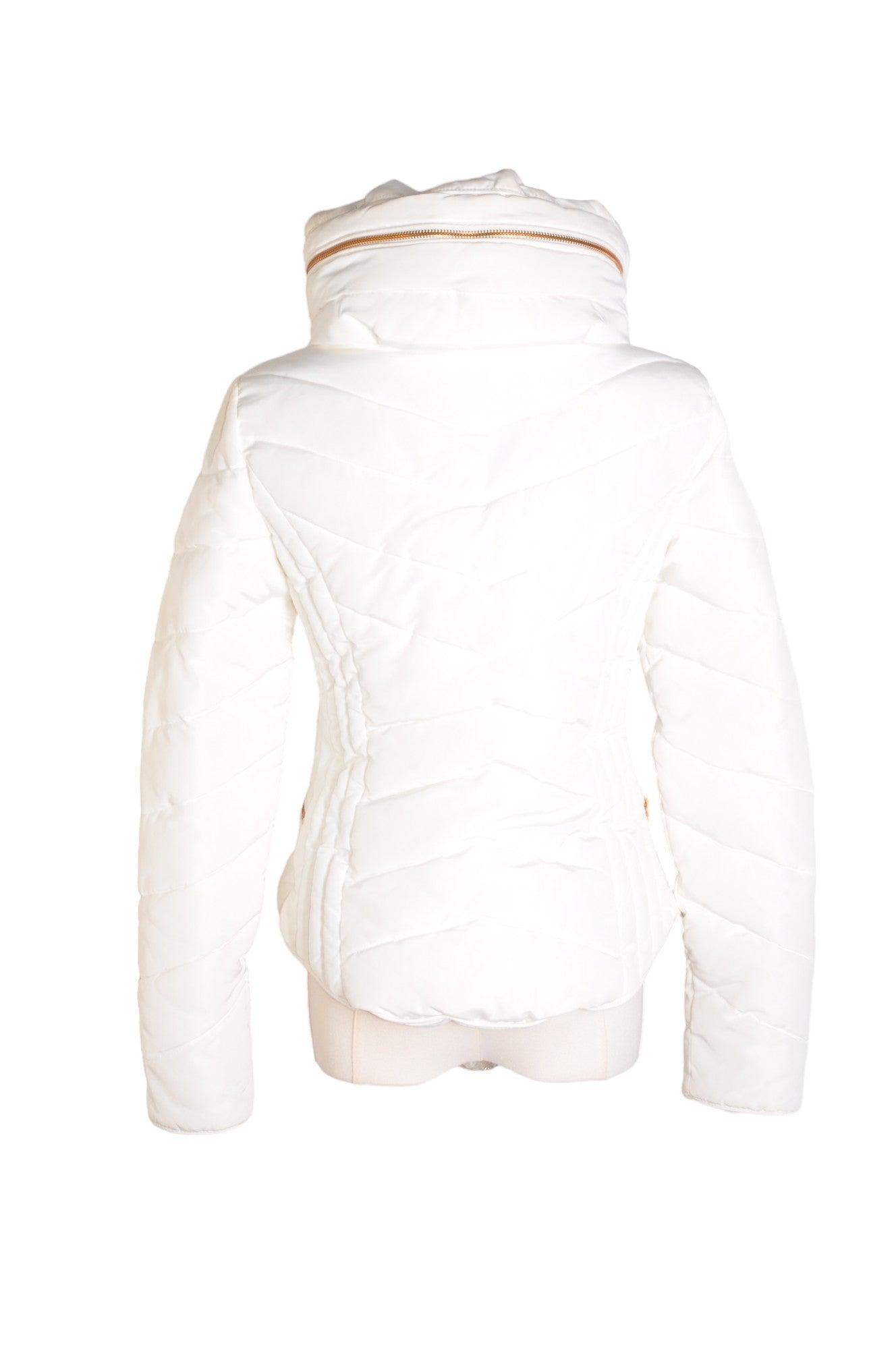 ZARA Women Coats Regular fit in White - S - Velora Luxury Fashion