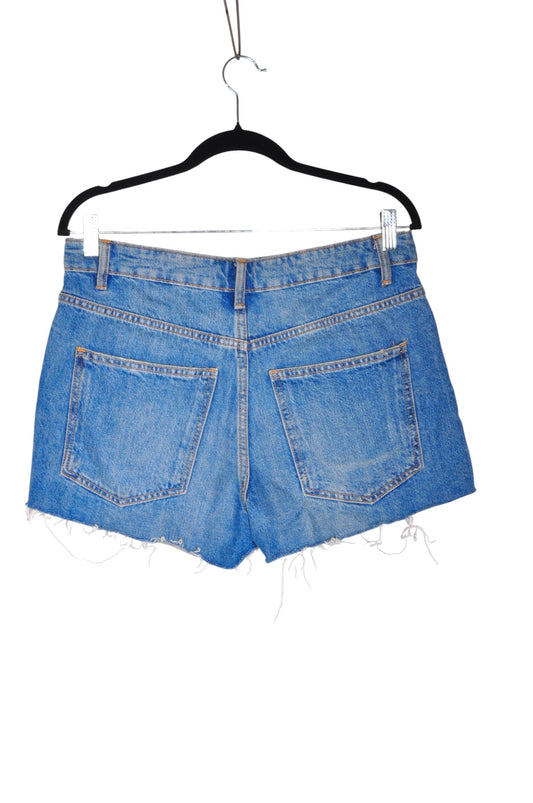 ZARA Women Denim Shorts Regular fit in Blue - 4 - Velora Luxury Fashion