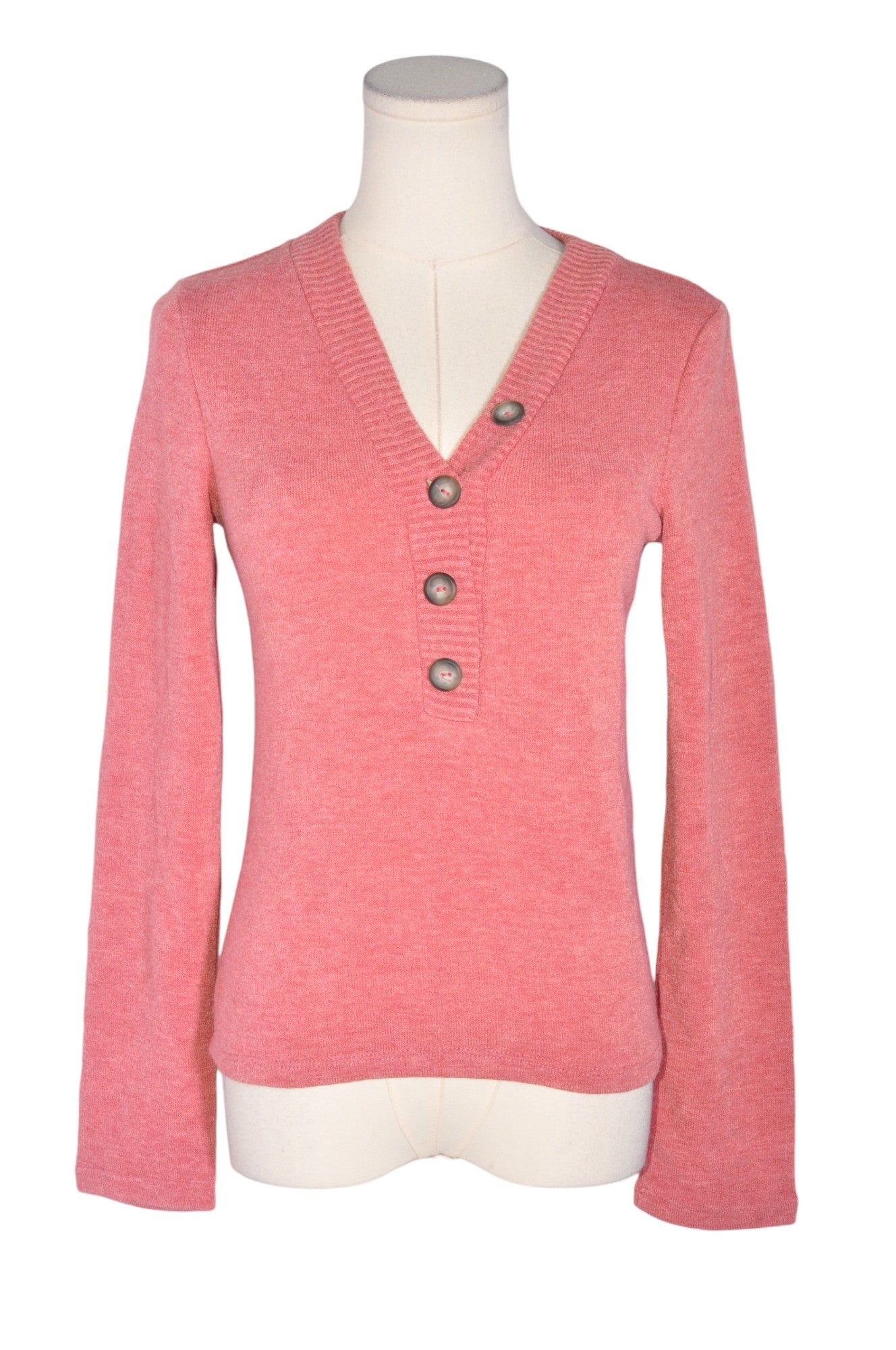 ZARA Women Knit Tops Regular fit in Pink - S - Velora Luxury Fashion