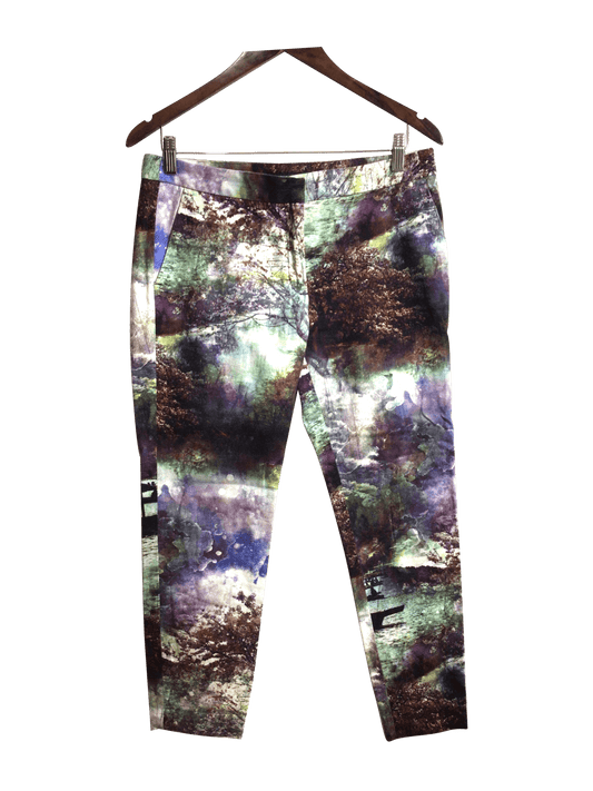 ZARA Women Work Pants Regular fit in Green - M - Velora Luxury Fashion