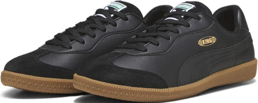 Puma King 21 Pro Men's Soccer Cleats - Black/Gum, Size 9