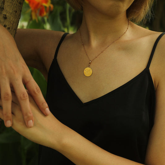 ZODIAC CONSTELLATION Double Sided Charm - Velora