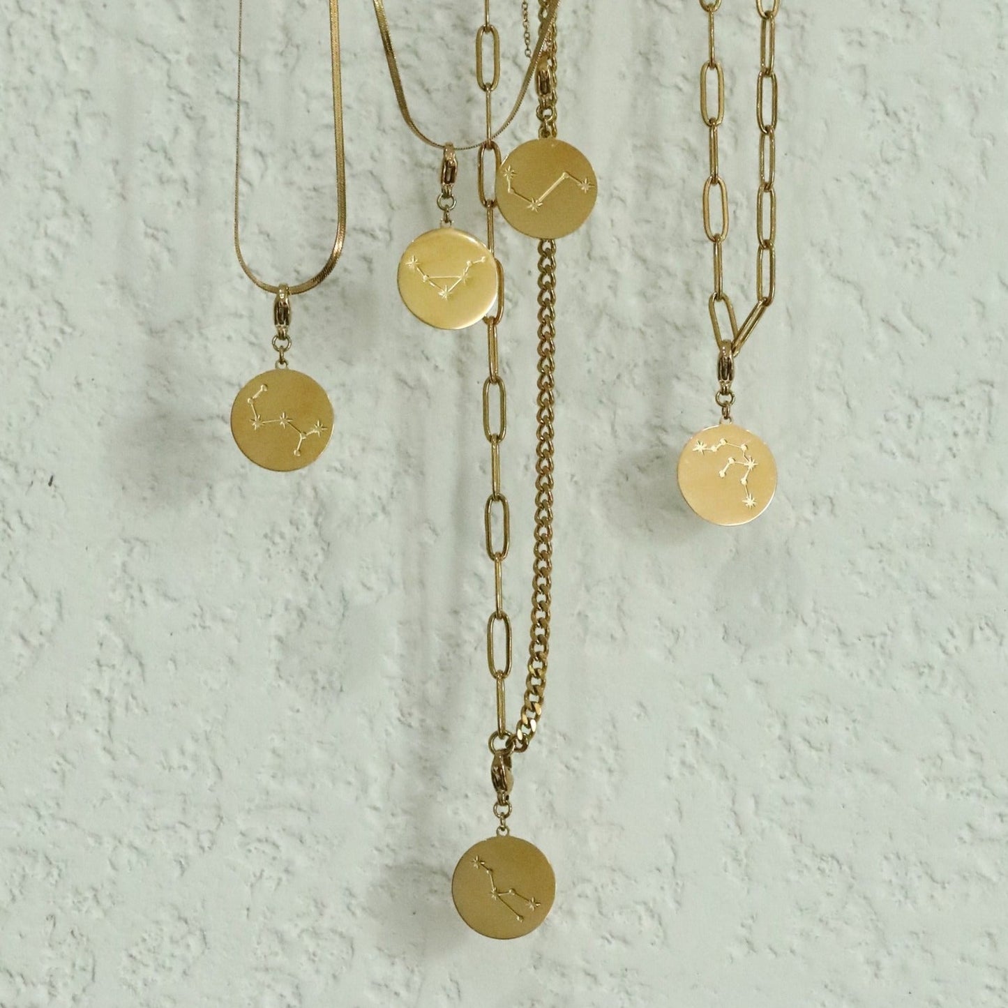 ZODIAC CONSTELLATION Double Sided Charm - Velora Luxury Fashion