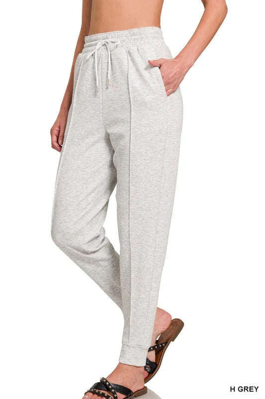 Zenana Drawstring Sweatpants with Pockets - Velora Luxury Fashion