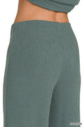 Zenana Mock Neck Top and Pants Sweater Set - Velora Luxury Fashion