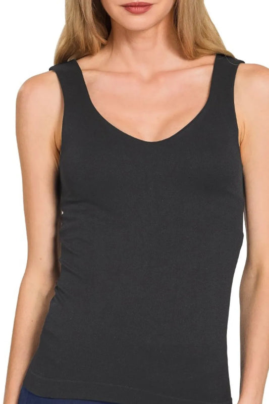 Zenana Seamless Tank Top - Velora Luxury Fashion