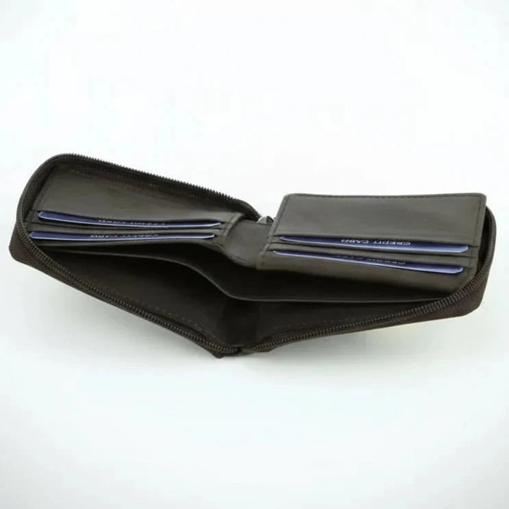 Zip Around Men’s Wallet - Velora Luxury Fashion