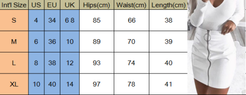 Zip Gloss Mini Skirt - Velora Luxury Fashion