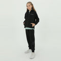 Zip-Up Hoodie Girls Jogger Set - Velora Luxury Fashion