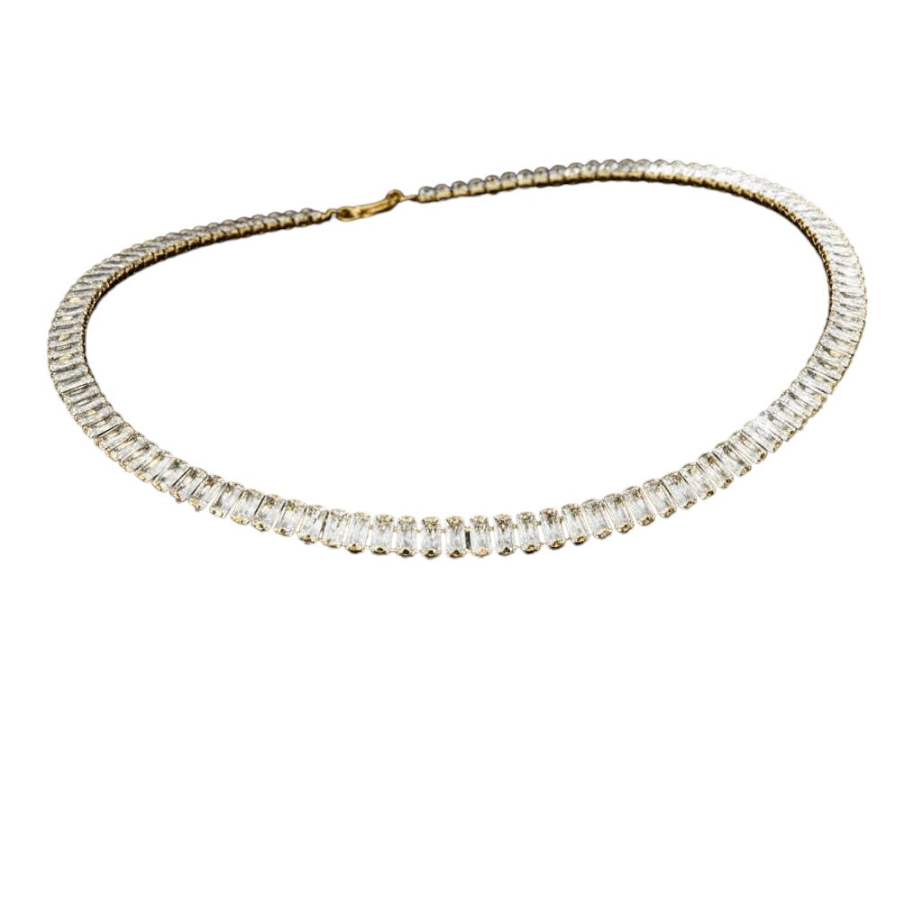 Zirconia Diamonds Tennis Necklace | Elegant Necklace - Velora Luxury Fashion
