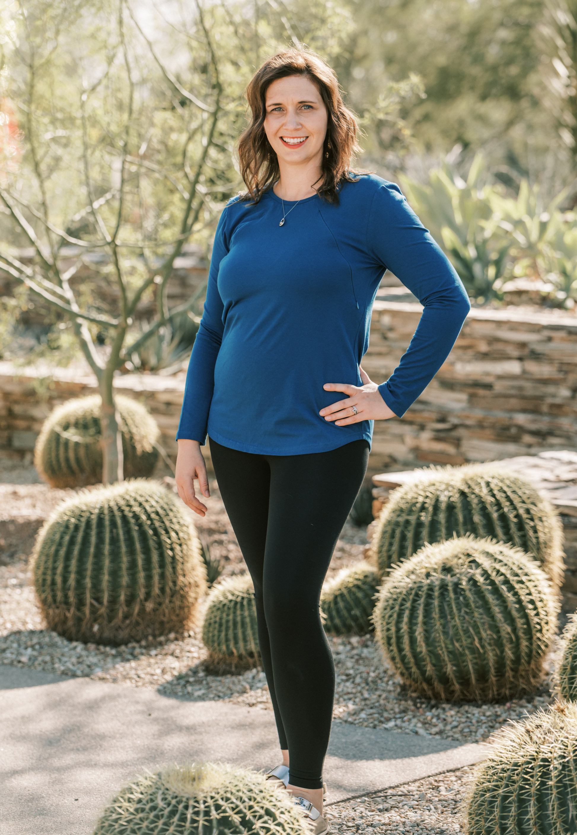 Zoe Zipper Long Sleeve Nursing Top - Velora Luxury Fashion