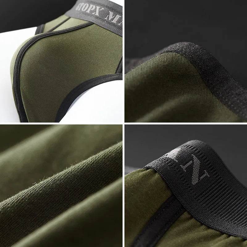 Otopx Thread Cotton Single-layer Elastic Briefs Pant underwear men - Velora