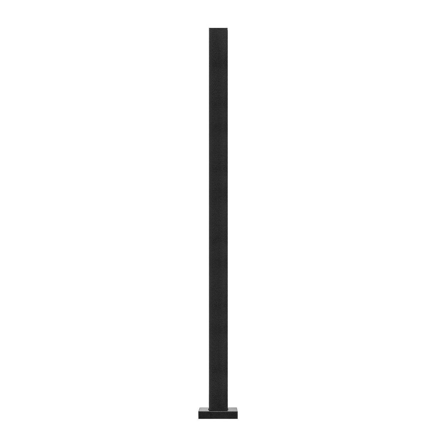 Thickness Tempered Glass, 304 Stainless Steel Glass Mounting Clamp, Glass Shelf Bracket For Balcony, Garden, Deck, Stair, Black