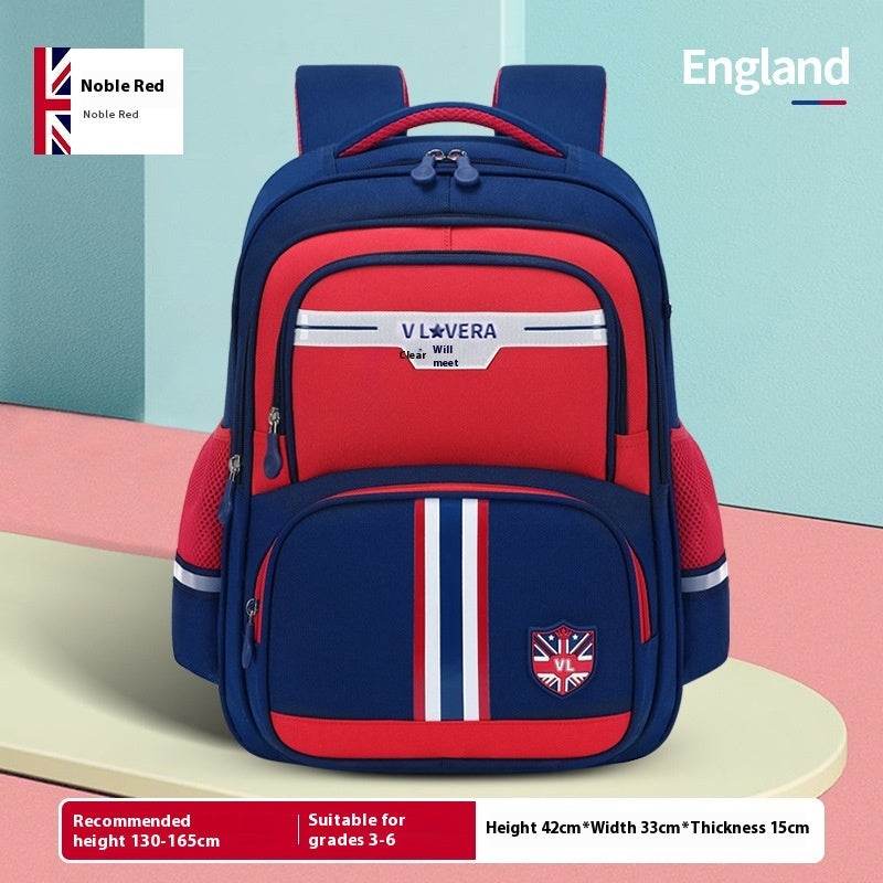 Primary School Backpack – Grades 1–6, Waterproof & Large - Velora