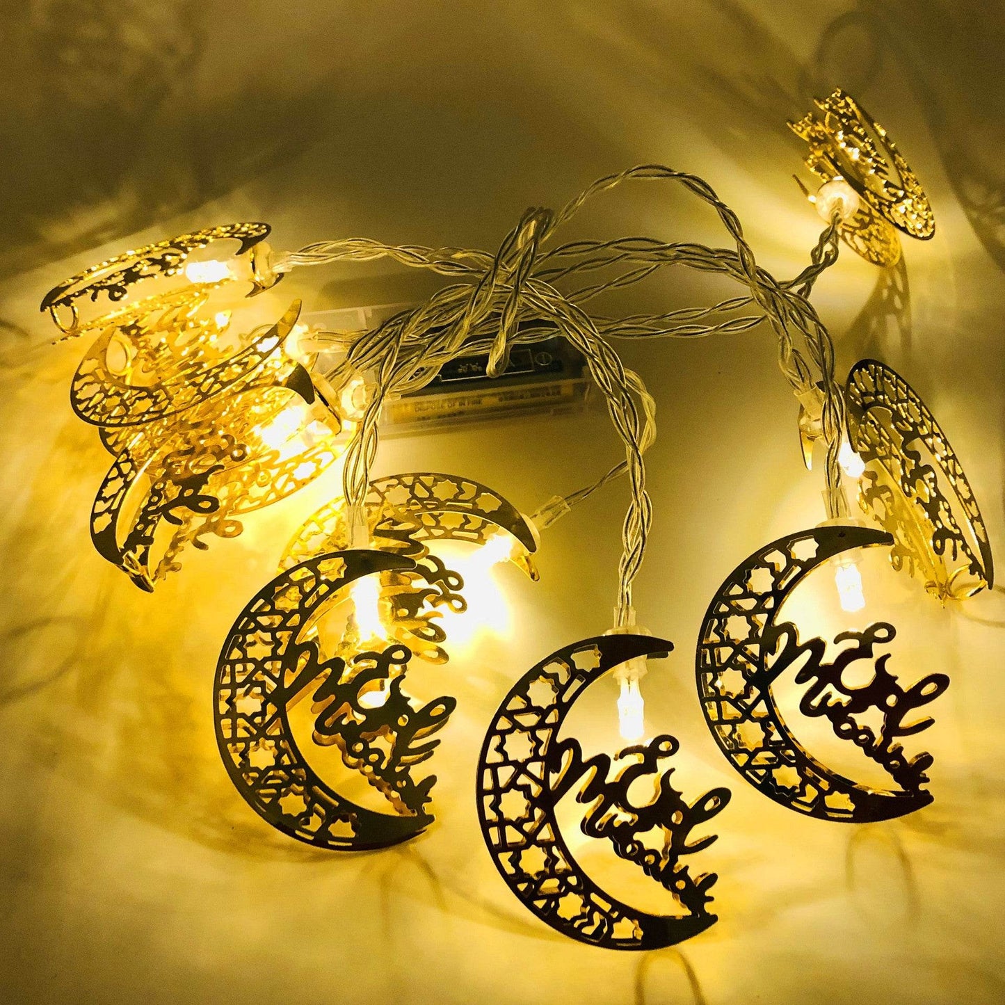 Ramadan Decoration For Diwali Festival Of Eurban Eid Mubarak String Light - Velora
