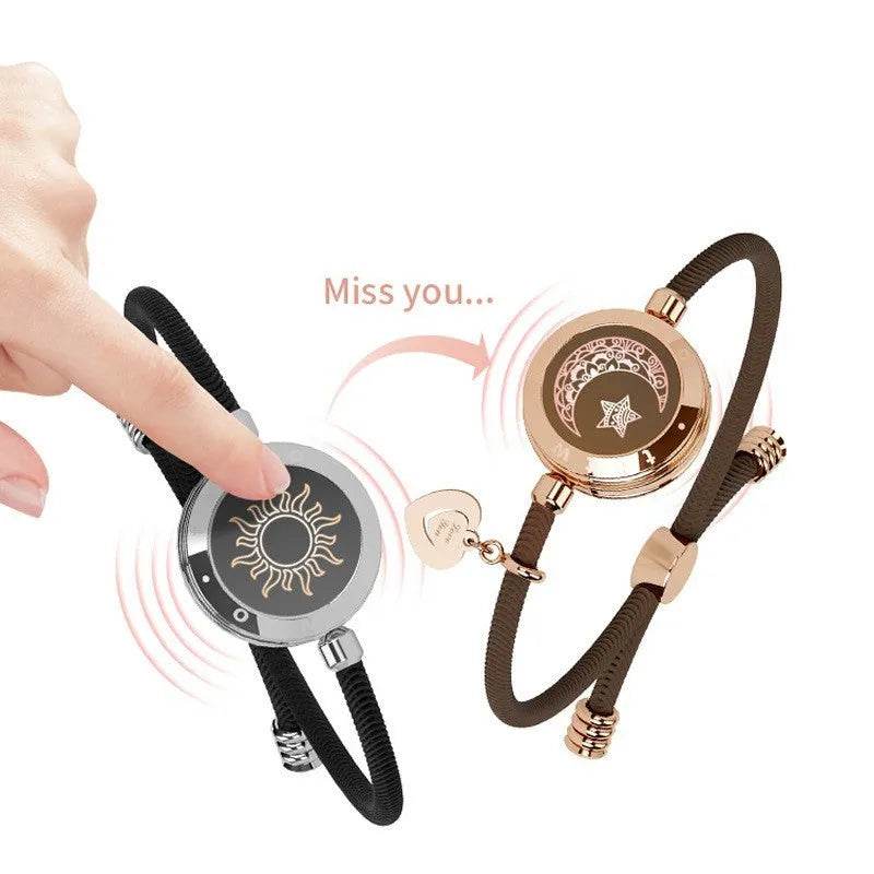 Lovers Sun & Moon Smart Sensing Couple Bracelet