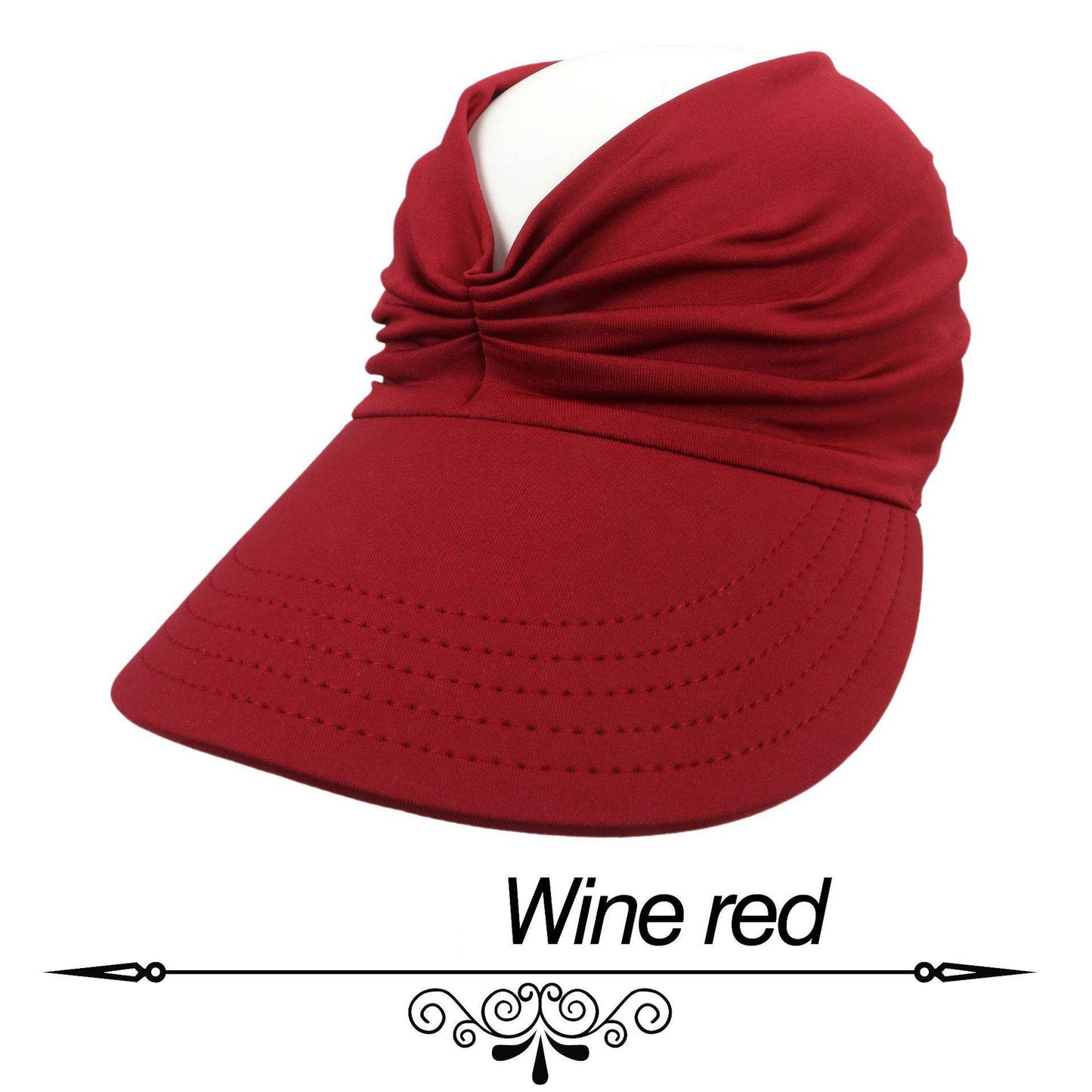 Summer Beach Visor Sun Hat for women Cross-border Spring Open Top UV protection Visor Hat - Velora