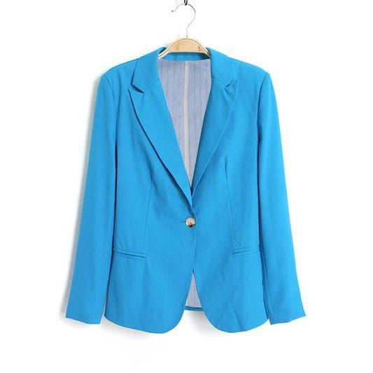 Office Ladies Black Formal Blazer Women Work Suit - Velora