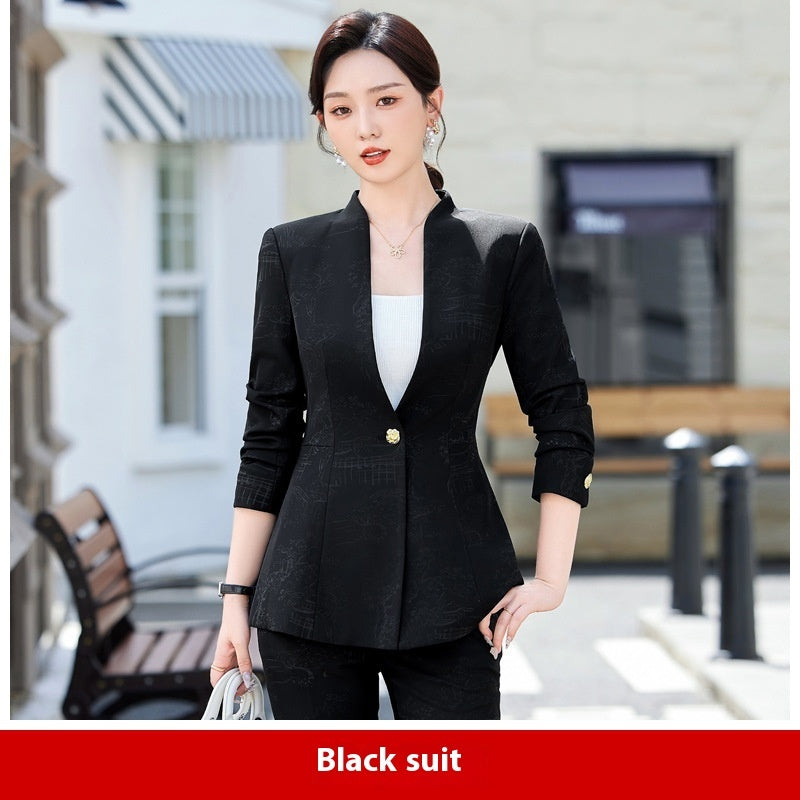 Female Autumn And Winter Long Sleeves Fashionable Suit